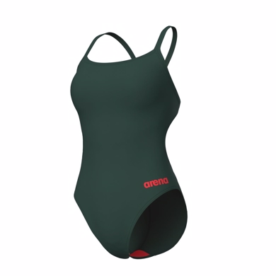 Arena - Woman's Team Swimsuit Challenge Solid Dark Sage 
