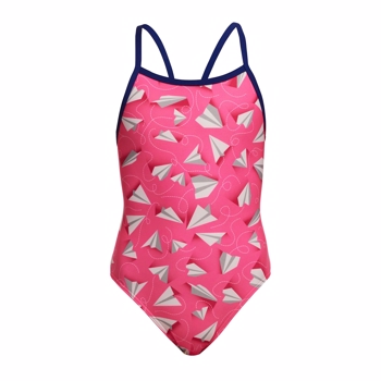 Funkita - Girl\'s Single Strap One Piece Paper Pink
